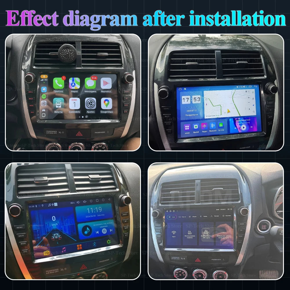 Android 16 Car Dvd For Mitsubishi Asx 2010-2014 2015 2016 Stereo Head Unit Dashcam No 2din | AUTOKITSHOP