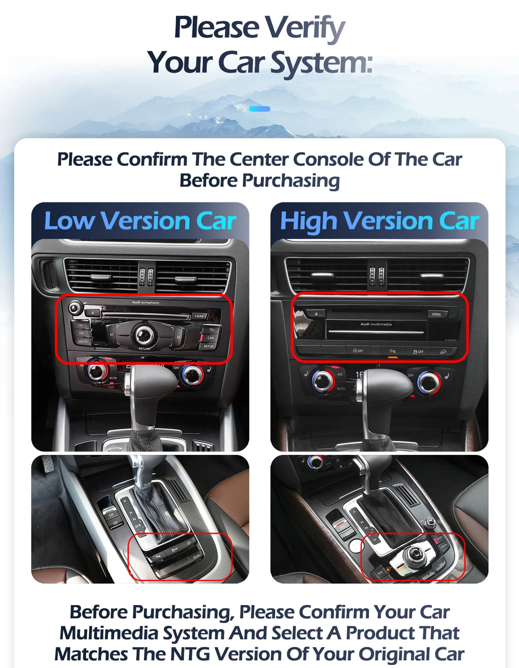 For Audi A4 B8 A5 2009 - 2016 Android 15 Wireless Carplay Car Radio Multimedia Player GPS