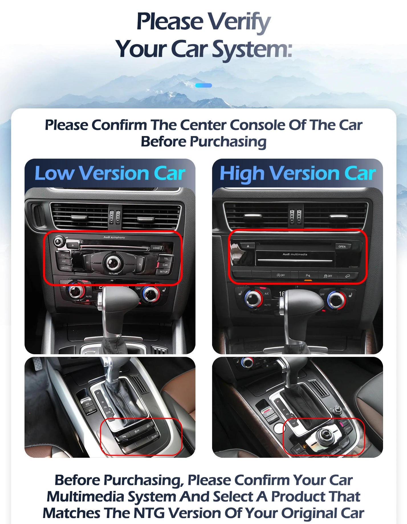 For Audi A4 B8 A5 2009 - 2016 Android 15 Wireless Carplay Car Radio Multimedia Player GPS