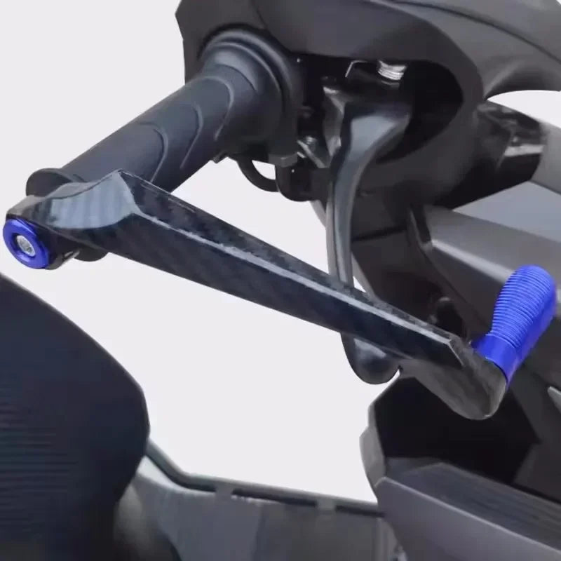 2PCS CNC Motorcycle Brake Clutch Levers Guard Protector Modification Anti-Fall Horn Brakes Hand  - Automotive LED Light