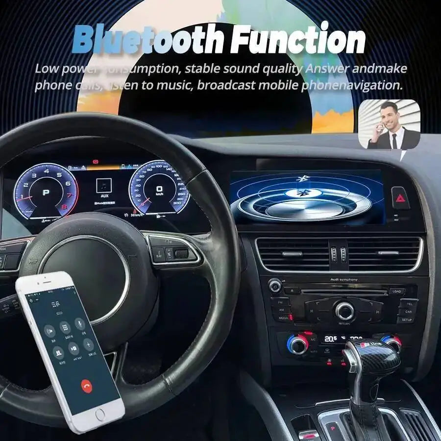 12.3+10.25" Dual Screen For Audi A4 A5 A4L S5 B9 RS4 RS5 Q5 2009-2016 Carplay Car Android  | AUTOKITSHOP