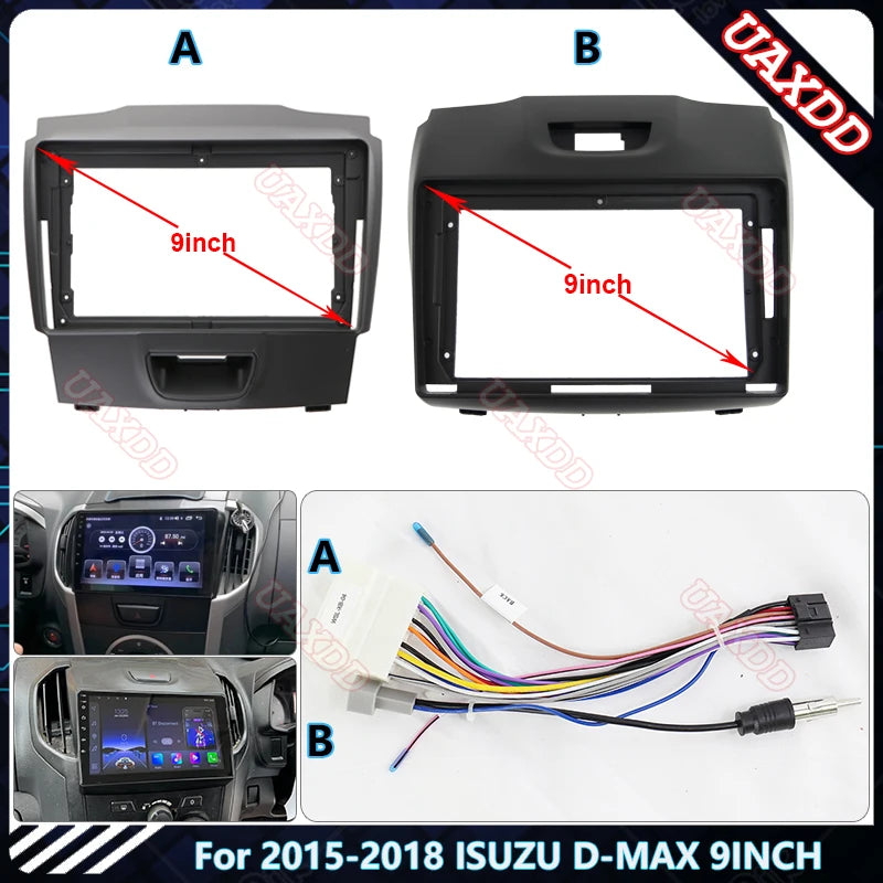 For 2015-2018 ISUZU D-MAX Mu-X 9 Inch Car Radio Android Stereo Audio Screen Multimedia Vid