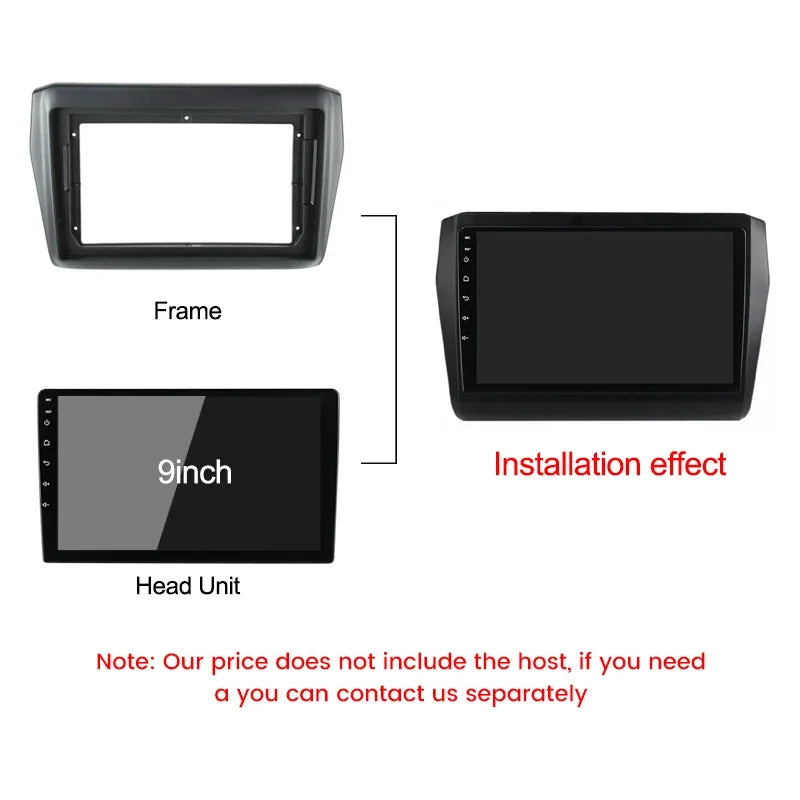9inch Car Radio Fascia Cable Dash Mount Kit for Suzuki Swift 2016-2020 Android Stereo Plas | AUTOKITSHOP