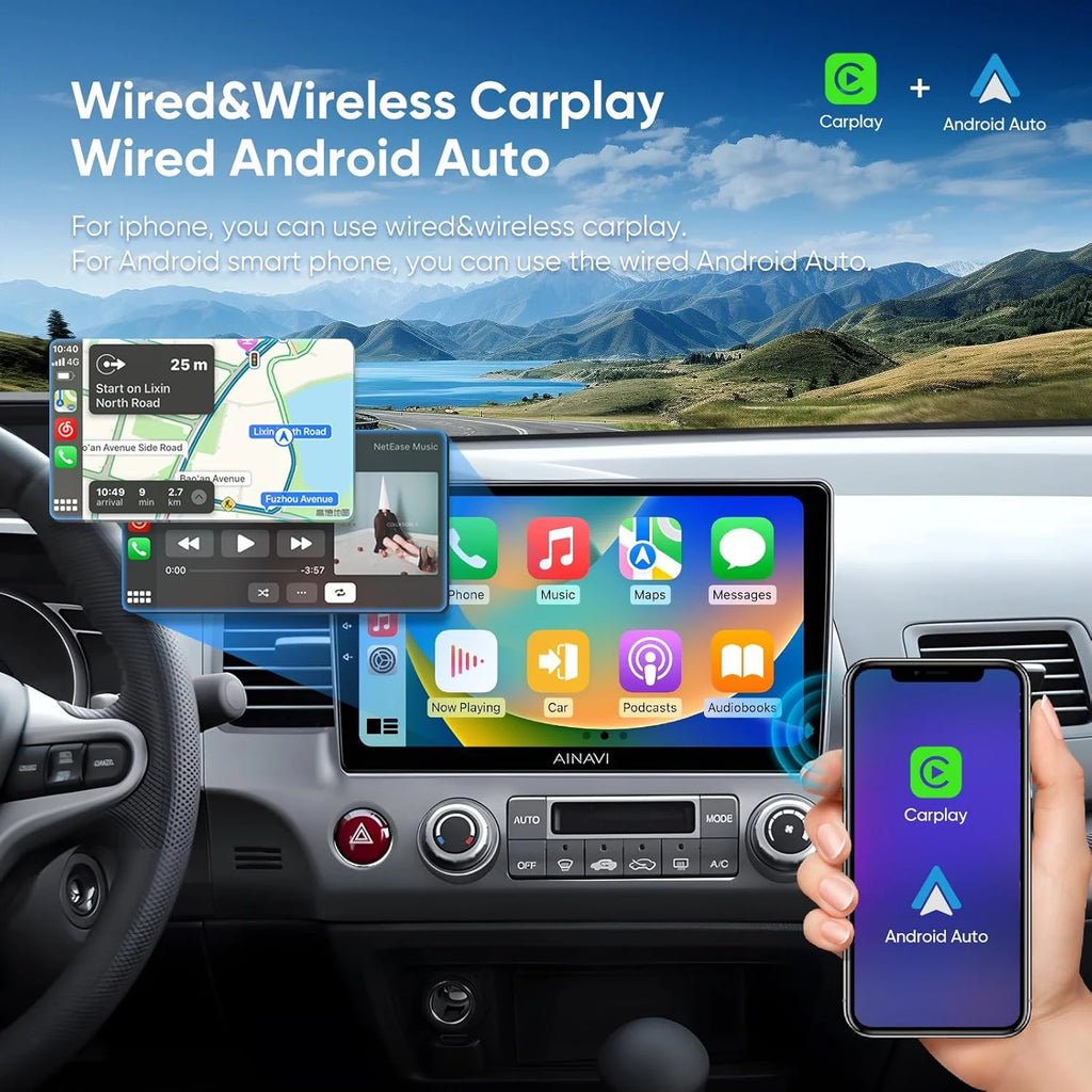 Android 16 Carplay Car Radio WiFi+4G BT DSP For Renault Clio 3 CLIO 3 2005 2006 2007 - 201
