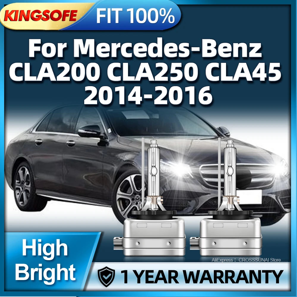 High Quality 12V 35W HID Bulb Car Headlight D3S Xenon Lamp 6000K For Mercedes-Benz CLA200