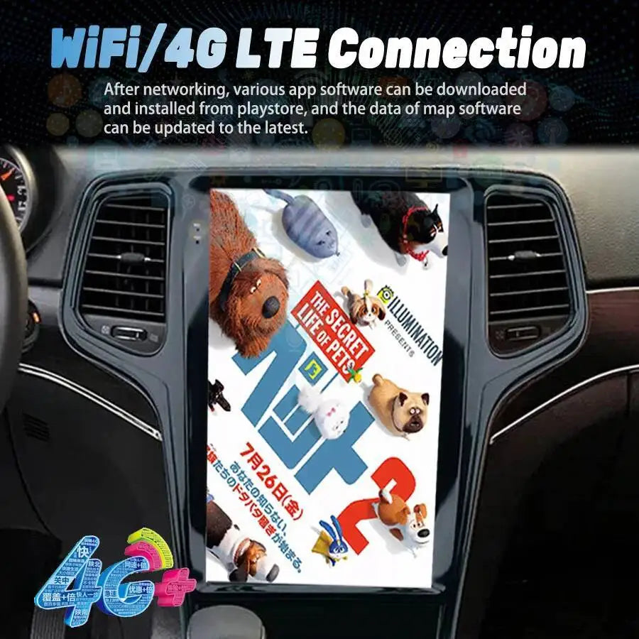 13.6inch Android Touch Vertical Screen For Jeep Grand Cherokee 2010-2013 Car Radio GPS Car | AUTOKITSHOP