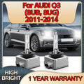 HID Xenon D3S Auto Lights Car Bulb 12V 35W Headlights 6000K White For AUDI Q3 8UB 8UG 2011