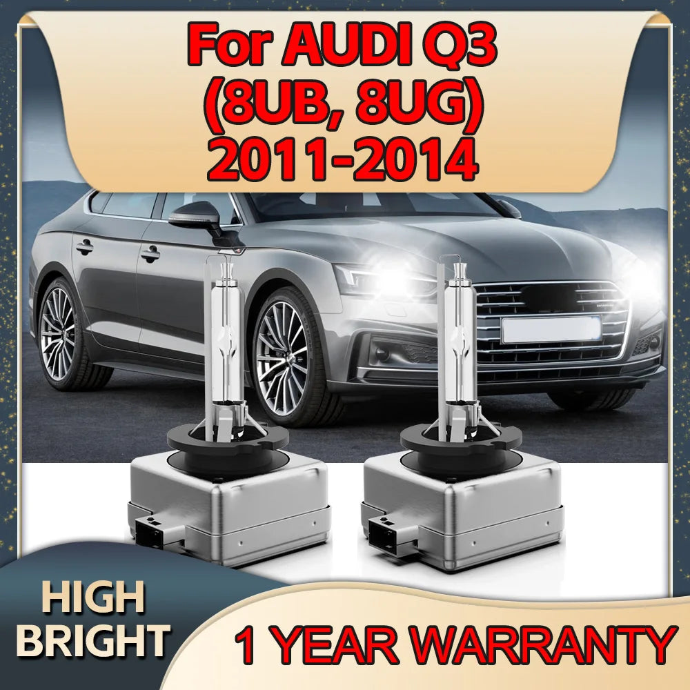 HID Xenon D3S Auto Lights Car Bulb 12V 35W Headlights 6000K White For AUDI Q3 8UB 8UG 2011