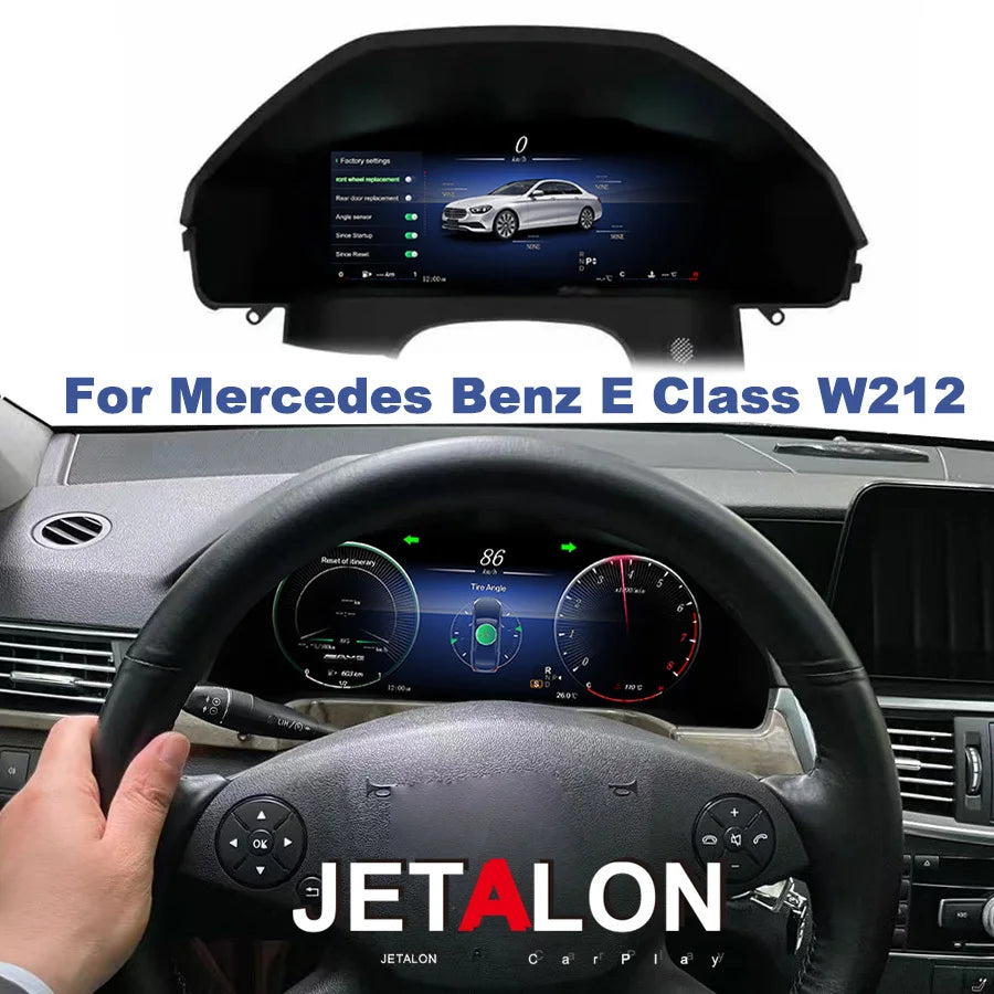 Digital Dashboard For Mercedes Benz E Class W212 2010-2015 NTG4.0 NTG4.5 Dashboard Instrum