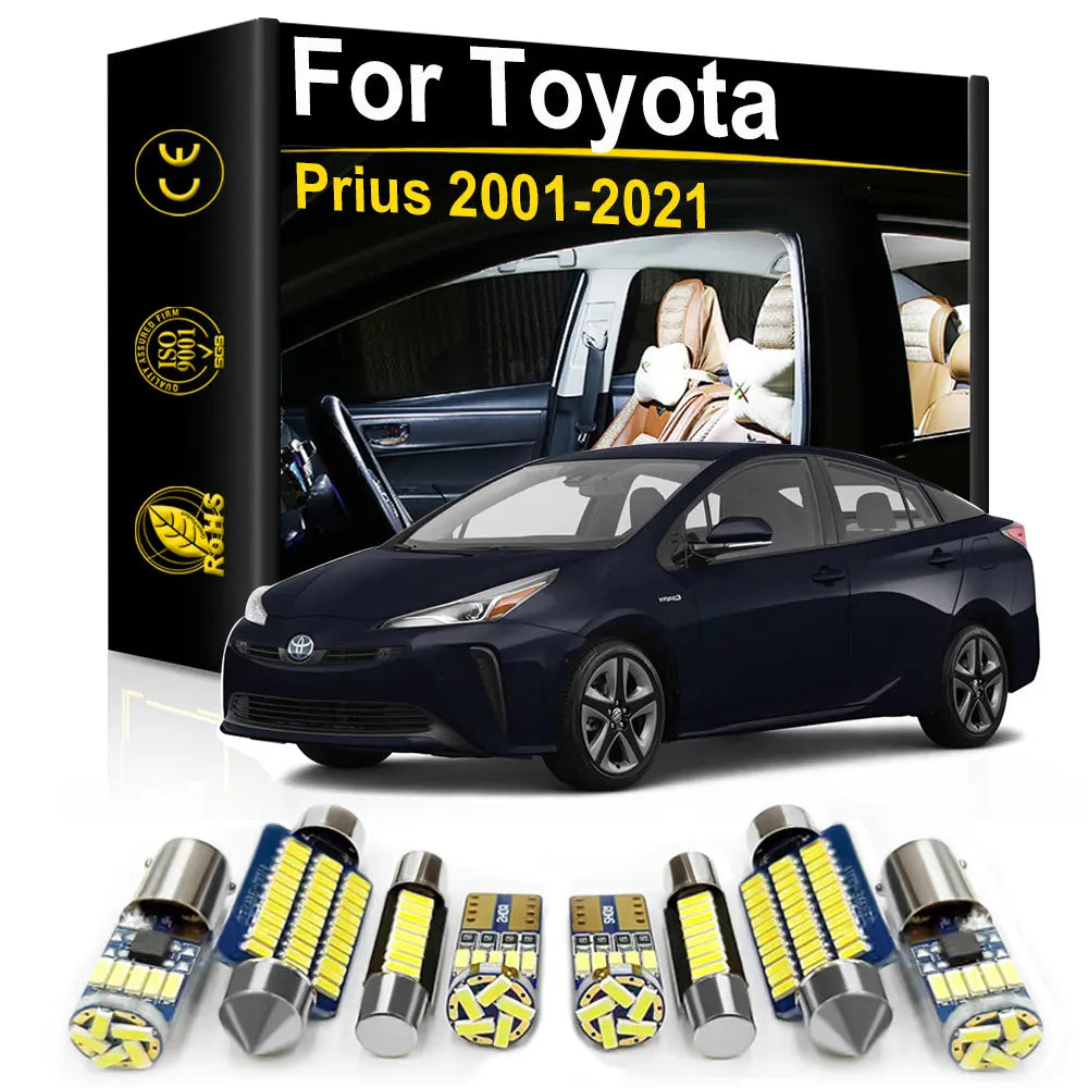 LED Interior Light Kit for Toyota Prius C - Canbus Error-Free Bulbs | AUTOKITSHOP
