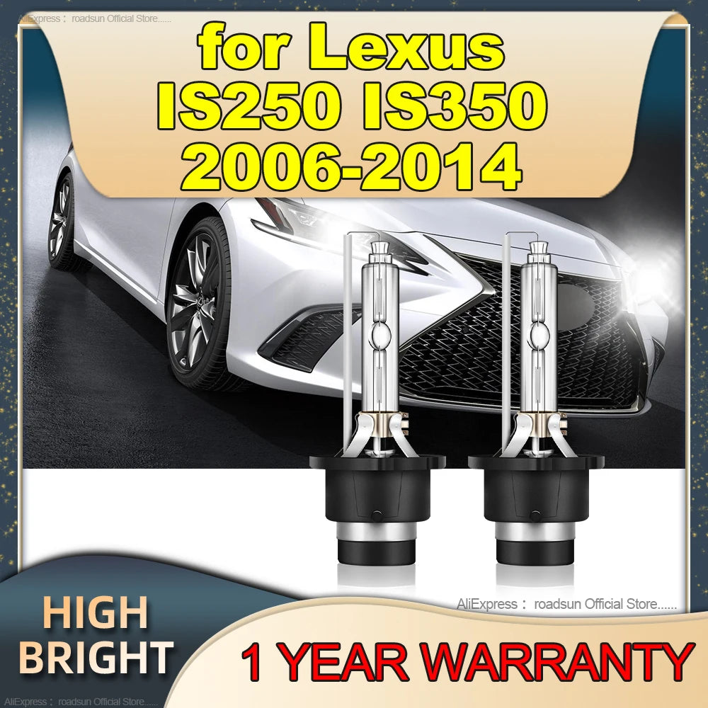 Xenon HID Lamp D4S Bulbs 35W 6000K Car Headlight for Lexus IS250 IS350 2006 2007 2008 2009