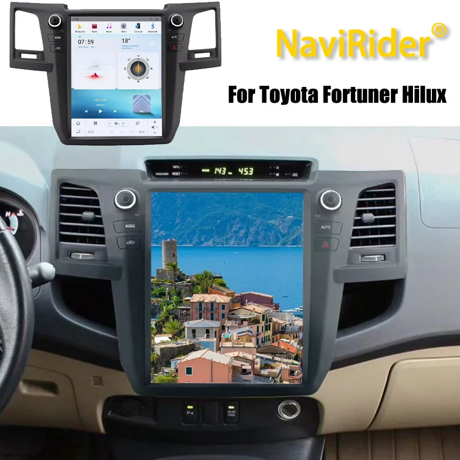 For Toyota Fortuner Hilux 2012- 2015 Car Radio Gps Navigator Auto Carplay 12.1" Android Ve | AUTOKITSHOP