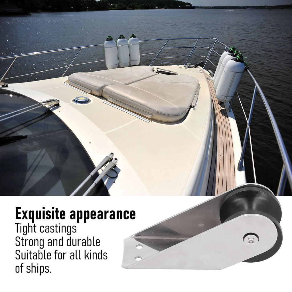 Boat Bow Anchor Roller 316 Stainless Steel Waterproof Wear‑Resistant for Yacht Fishing Boat Acce - Automotive LED Light