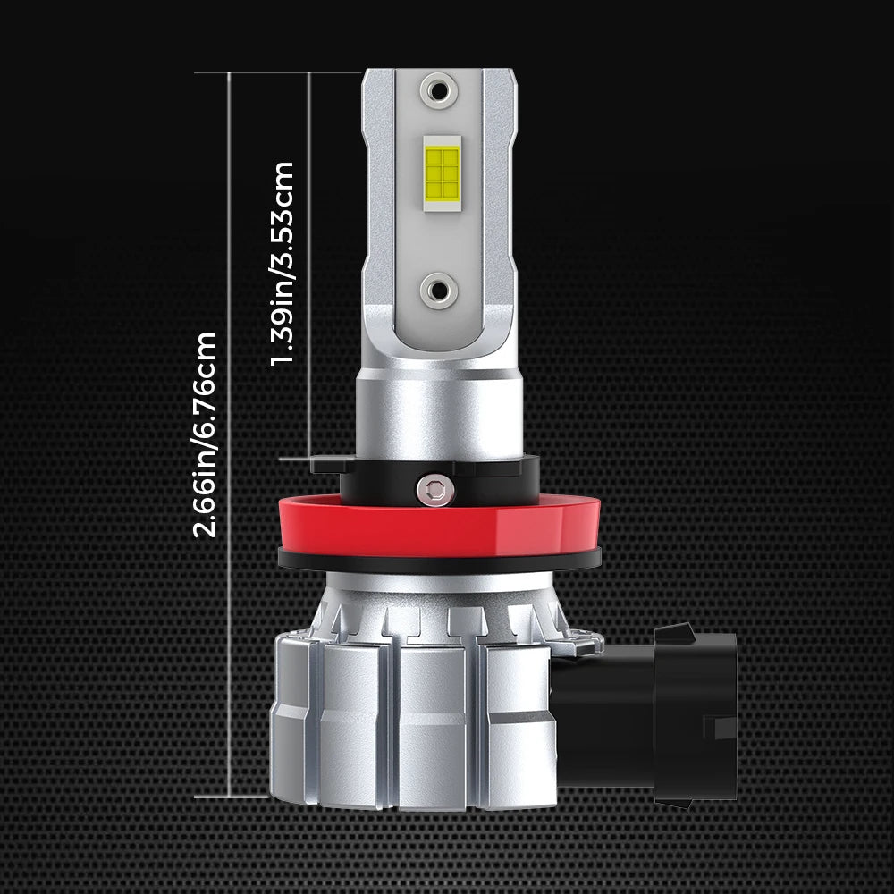2-Piece LED Interior Light Kit for Q2N Canbus H8 H11 HB4 9006 PSX24W H27W/1 880 H27W/2 881 5202 - Canbus Error-Free B...