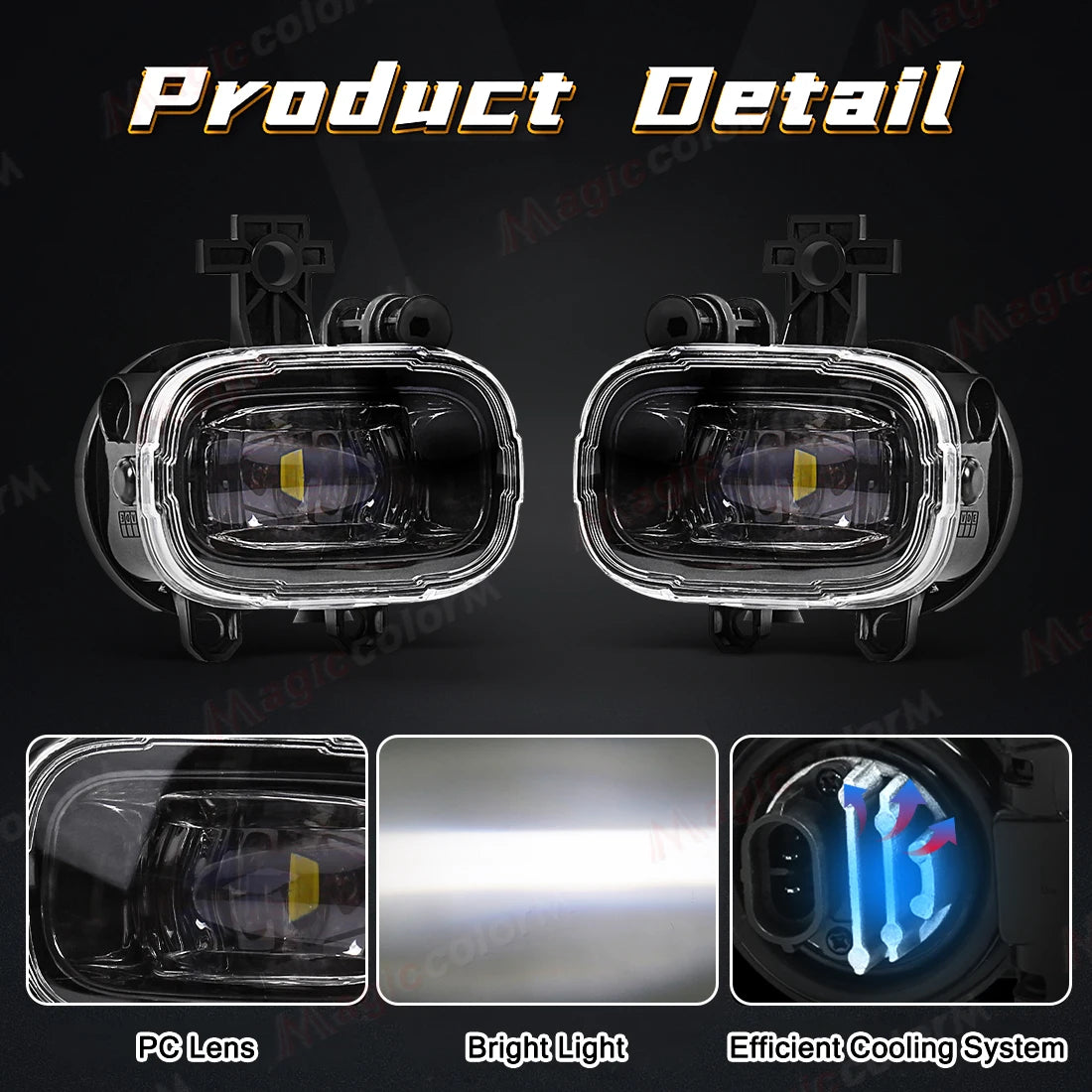 LED Fog Lamps For Nissan NAVARA NP300 X-trail Xtrail Rogue Kicks Juke F16 MK2 2020 2021 20 | AUTOKITSHOP