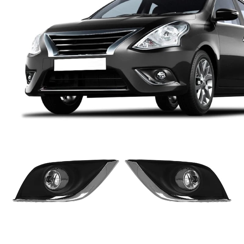 For Nissan Sunny Led Fog Light VERSA Sedan ALMERA N17 2014 2015 2016 2017 2018 Daytime Run | AUTOKITSHOP