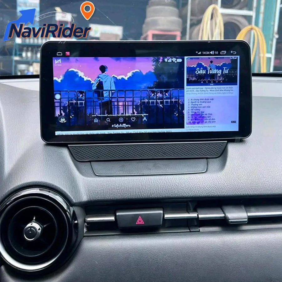 10.25inch Android 15 Screen For Mazda 2 CX-3 CX3 2015 2016 Car Multimedia Video Player GPS