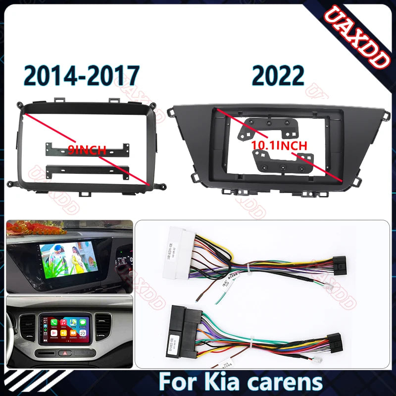 For 2014-2022 Kia Carens 9-10.1 Inch Car Radio Android Stereo Audio Screen Multimedia Vide