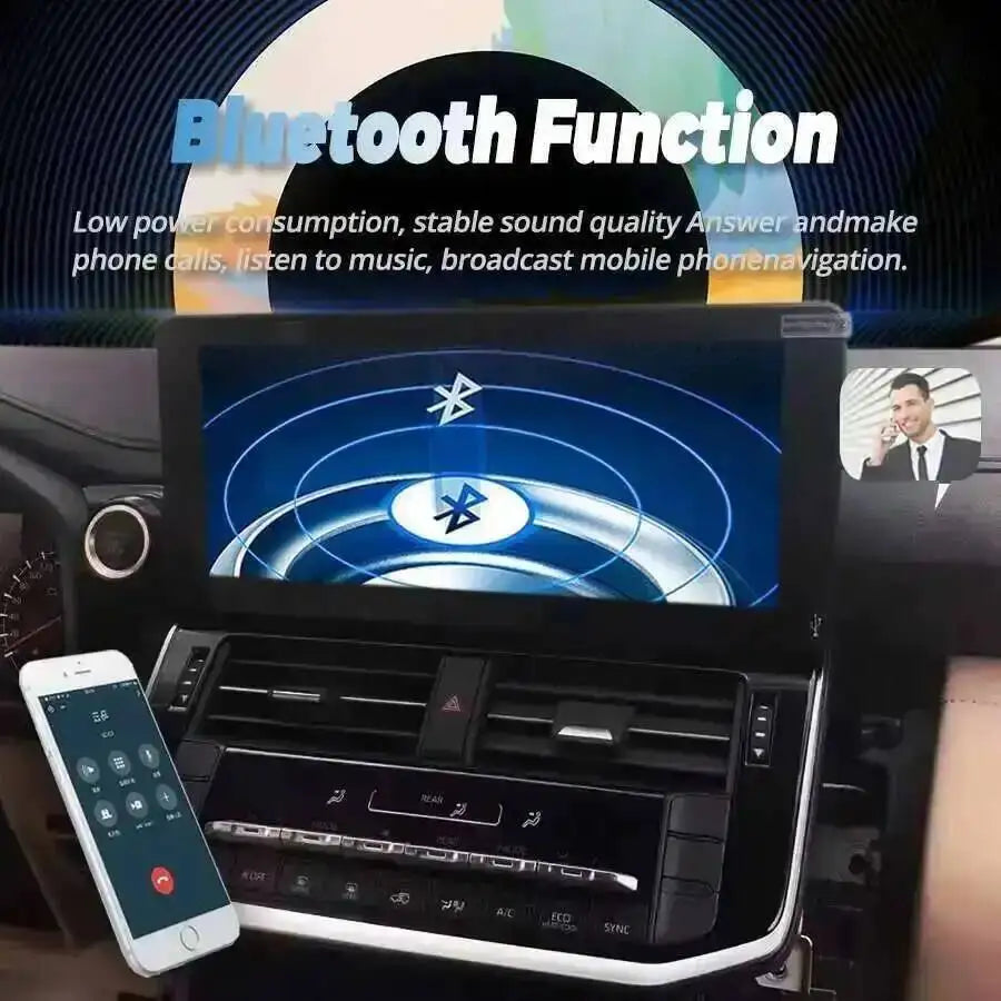 1920 * 720 QLED Screen Car Multimedia Video Player For Toyota LC300 2022 Land Cruiser 300