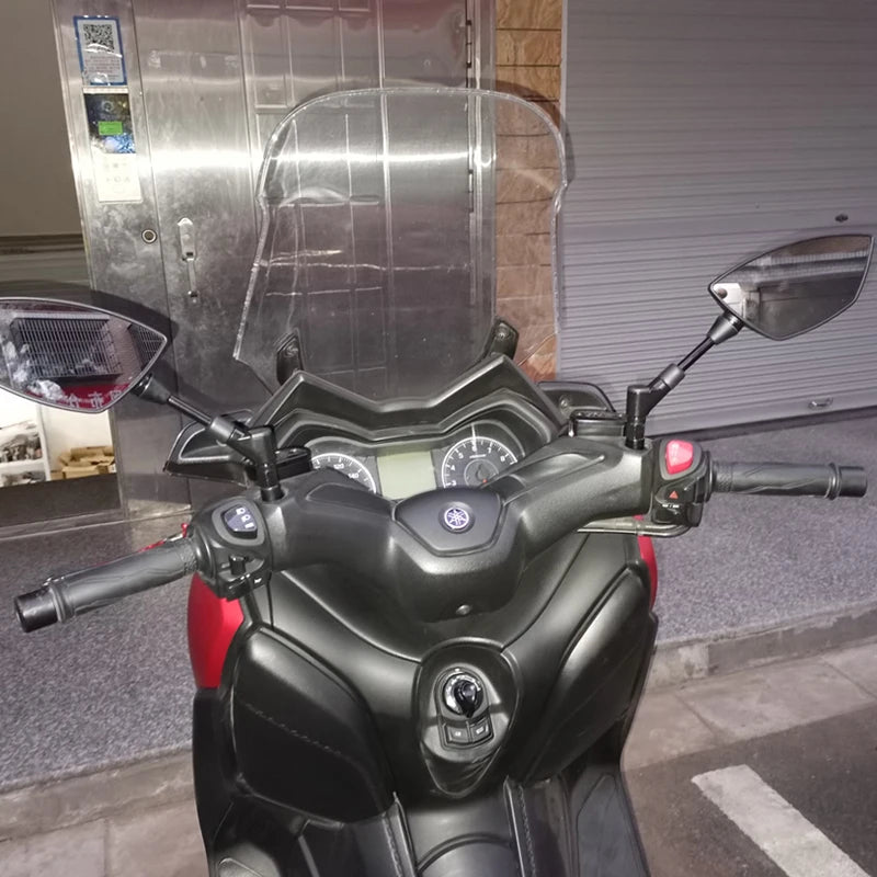 Aluminum Motorcycle Handlebar Rear View Mirrors Anti-glare Mirror for SYM CRUISYM 125 200 250 30 - Automotive LED Light