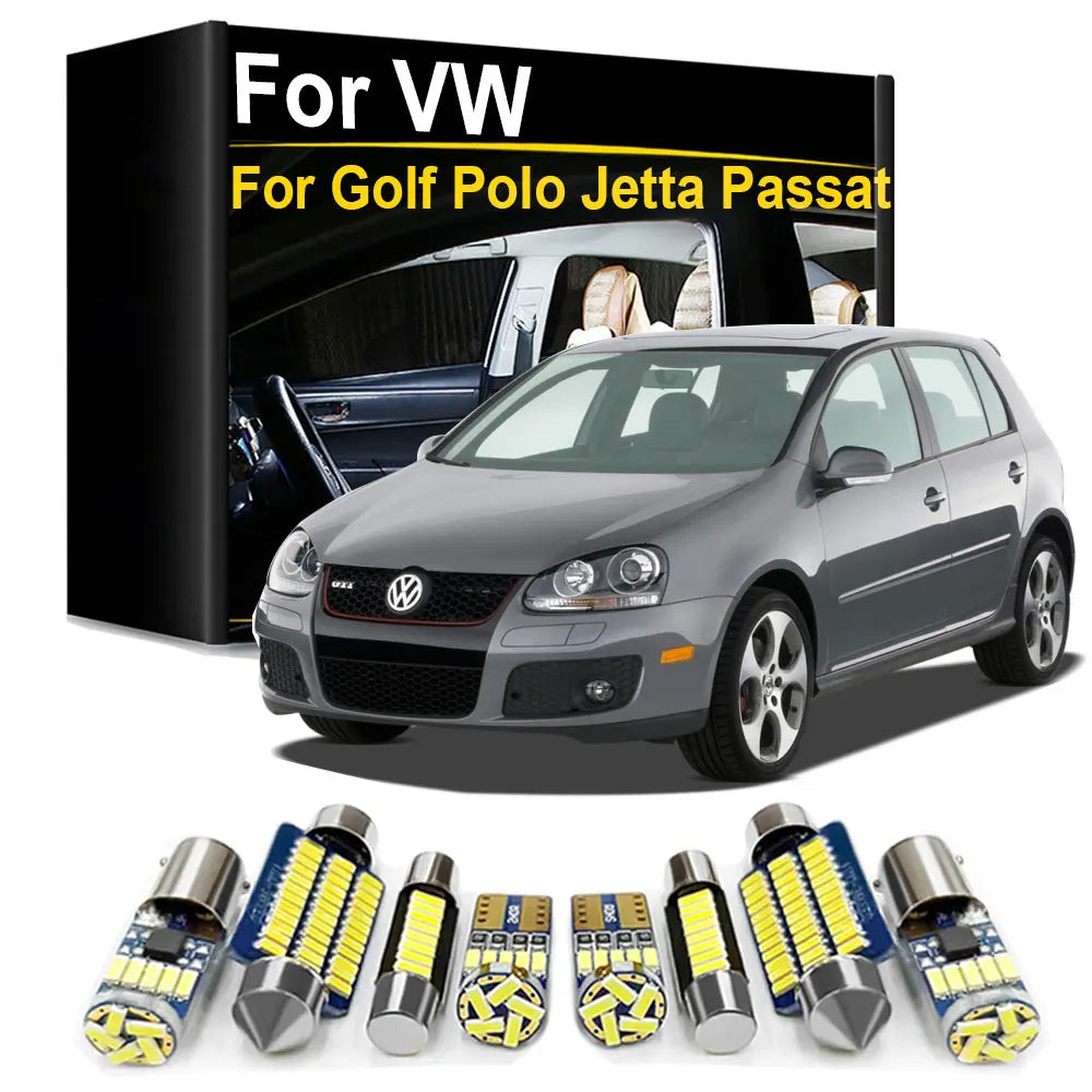 LED Interior Light Kit for VW Volkswagen Golf Jetta 3 4 5 6 7 MK4 MK5 MK6 MK7 Passat B5 B6 B7 CC Polo 6R 6C 9N Access...