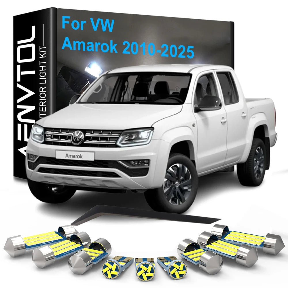 7-Piece LED Interior Light Kit for VW Amarok 2017-2025 - Canbus Dome Map Door Trunk Bulbs | AUTOKITSHOP