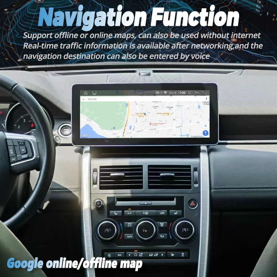 12.3 Inch Android 13 For Land Rover Discovery Sport L550 2015-2019 Multimedia Player GPS N