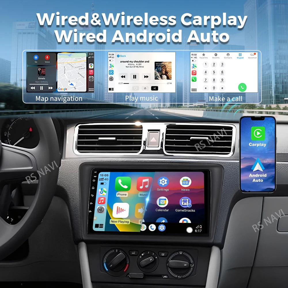 Qualcomm Android 16 For Skoda Superb 2 B6 2008 2009 2010 2011 - 2015 Car Radio Multimedia