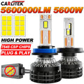 H7 H4 Led Canbus H1 H11 9005 HB3 9006 HB4 9012 HIR2 Led Car Headlight Bulbs K5C PRO 560000