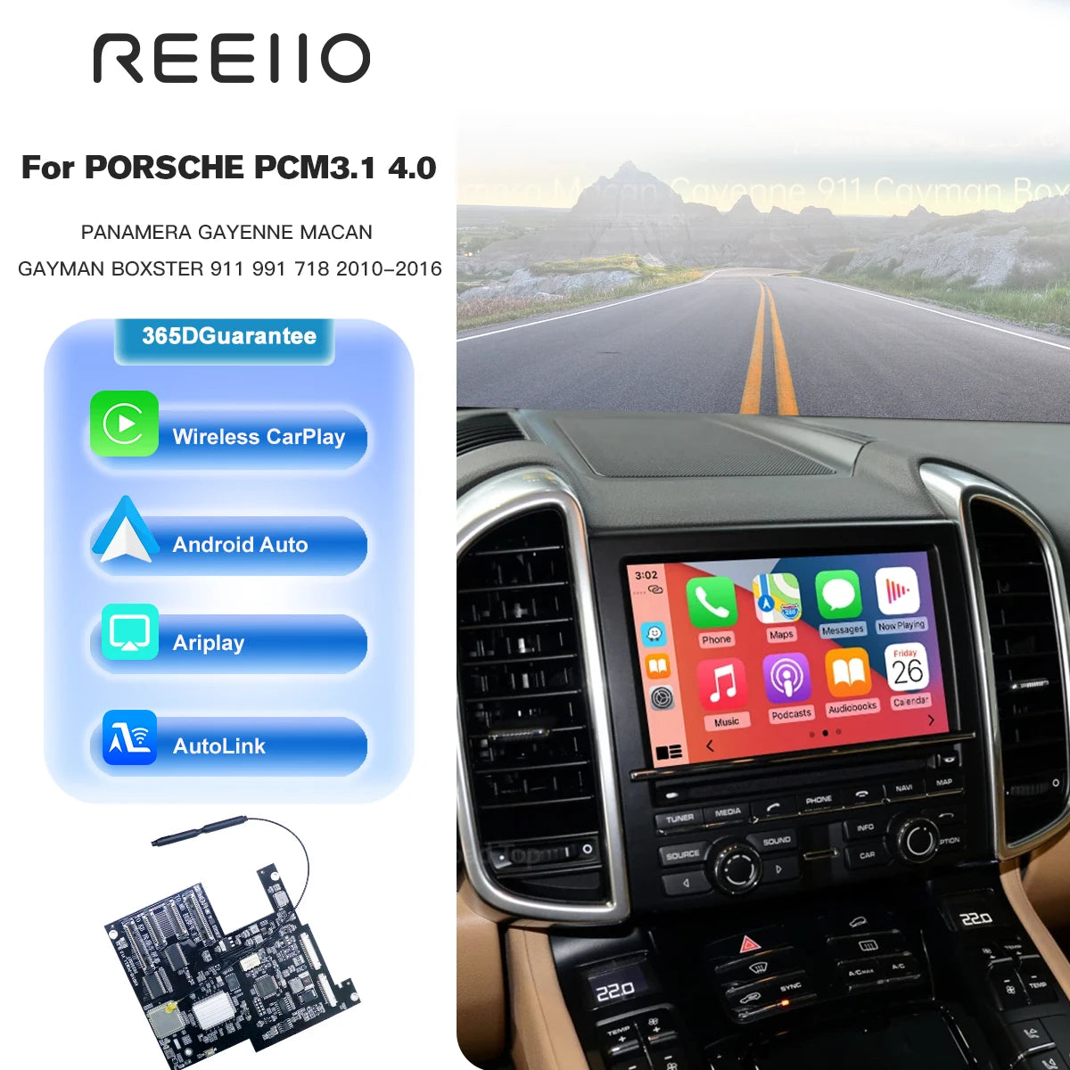 Wireless CarPlay Android Auto For Porsche Panamera Gayenne Macan Gayman Boxster 911 991 71
