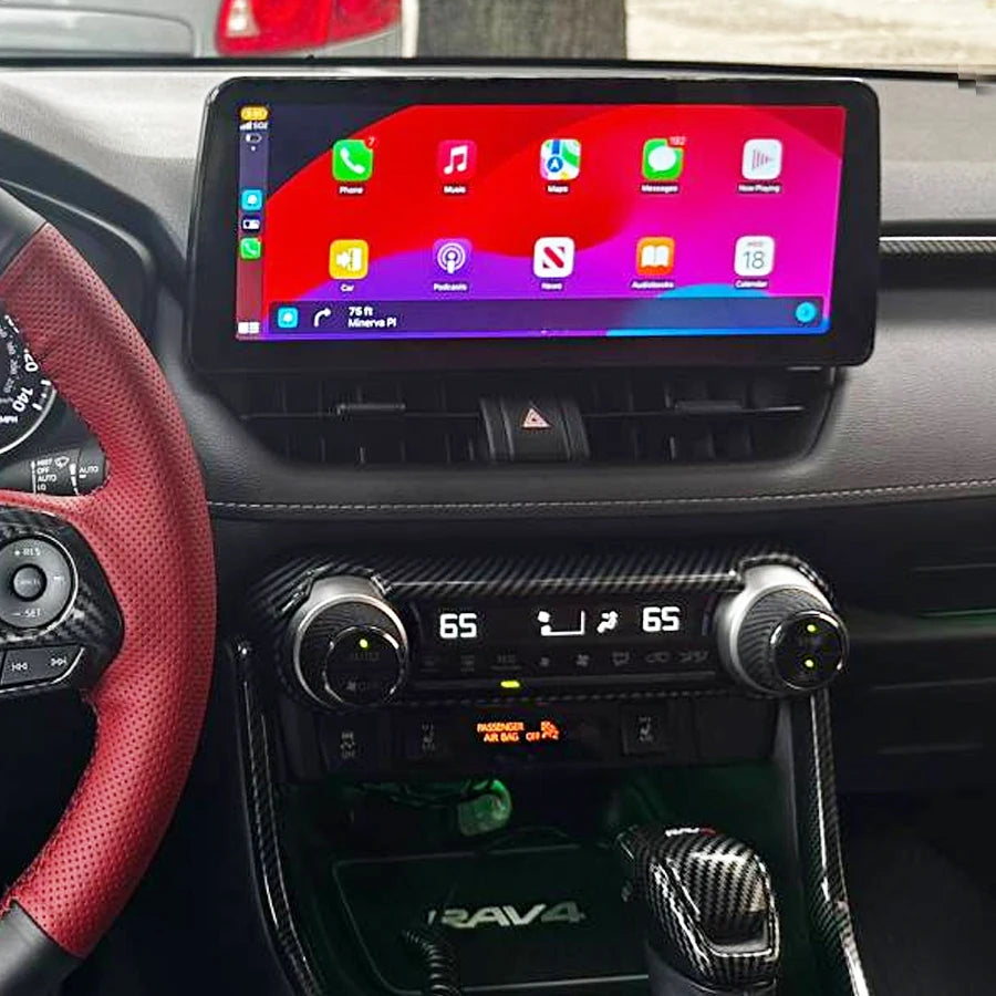 12.3inch Android 14 Screen For Toyota RAV4 XA50 Prime XSE 2019 2023 Car Multimedia Player