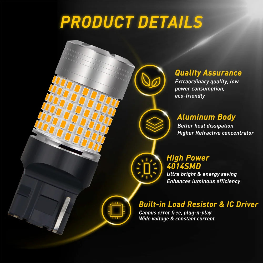2-Piece LED Interior Light Kit for Rear Direction Indicator Lamp Bulbs For BMW 3-Series E36 E46 318d 320d 325i 316i -...