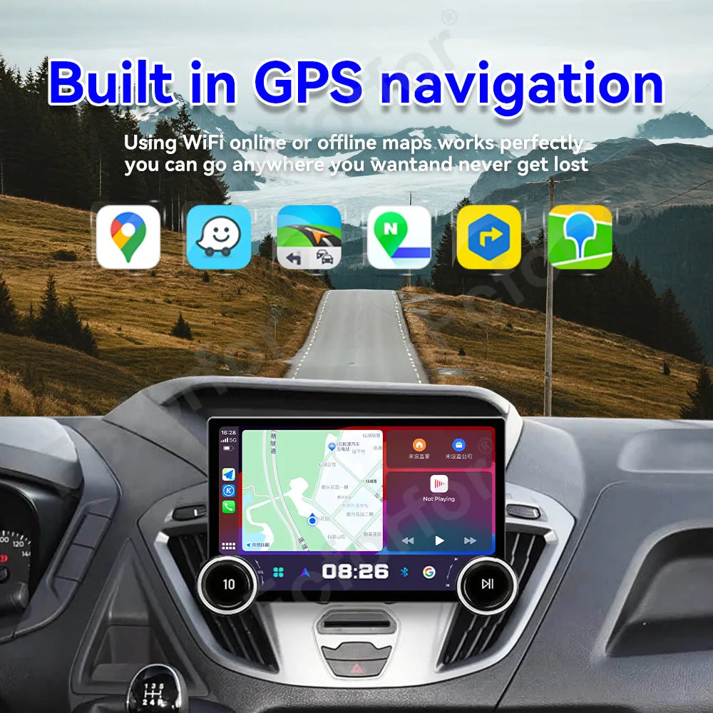 Wireless CarPlay For Ford Transit Custom 2012-2017 Ultra Large HD Touch Screen 11.5 Inch A