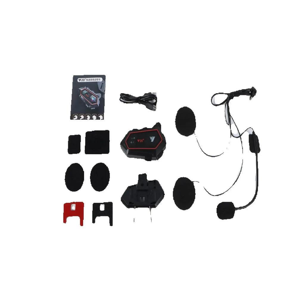 Y20-2x Bluetooth Helmet Headset FOR Motorcycle Navigation With Intercom Motorcycle Equipme