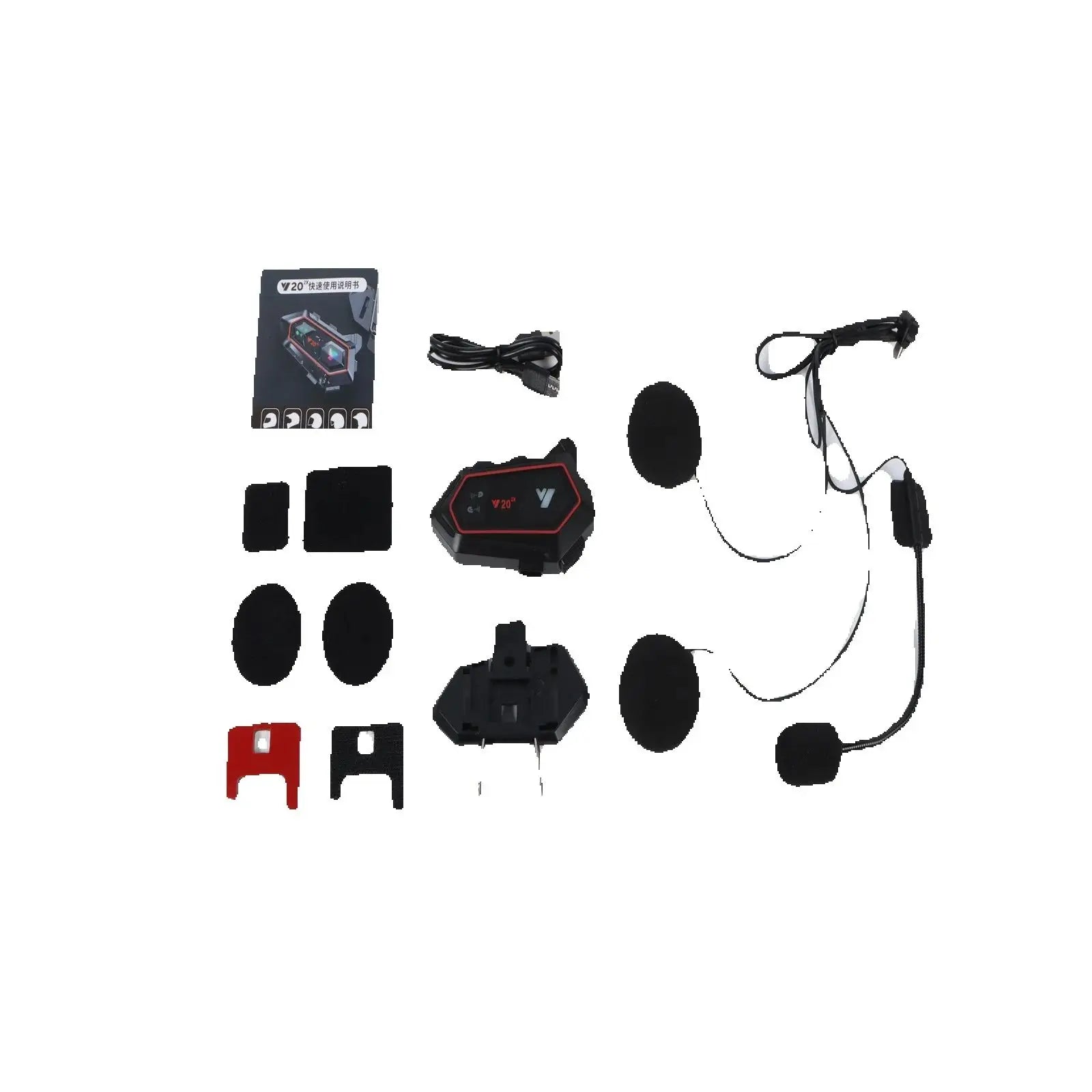 Y20-2x Bluetooth Helmet Headset FOR Motorcycle Navigation With Intercom Motorcycle Equipme