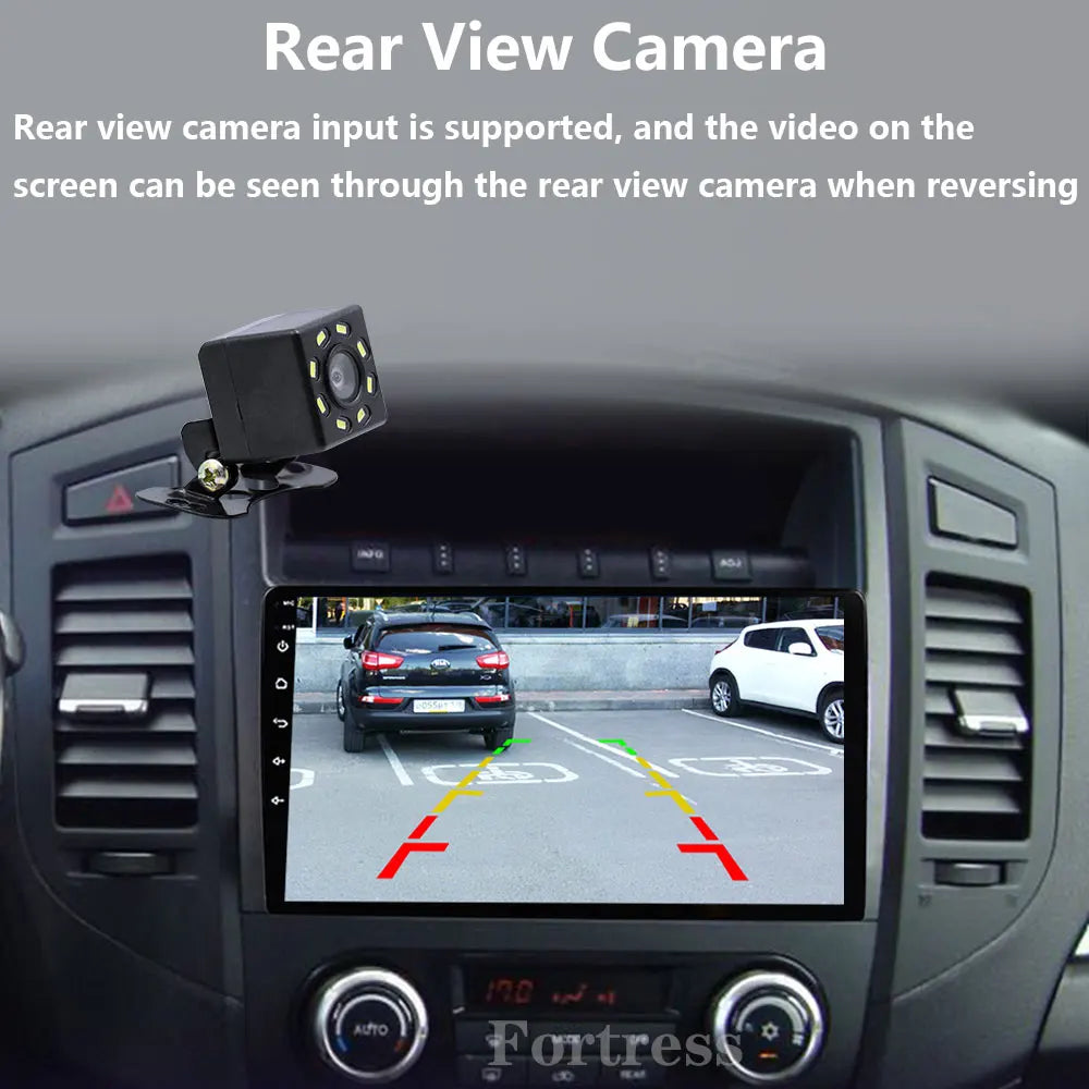 Android 16 For Mitsubishi Pajero 4 V80 V90 2006 - 2014 2K QLED Android Car Radio Multimedi