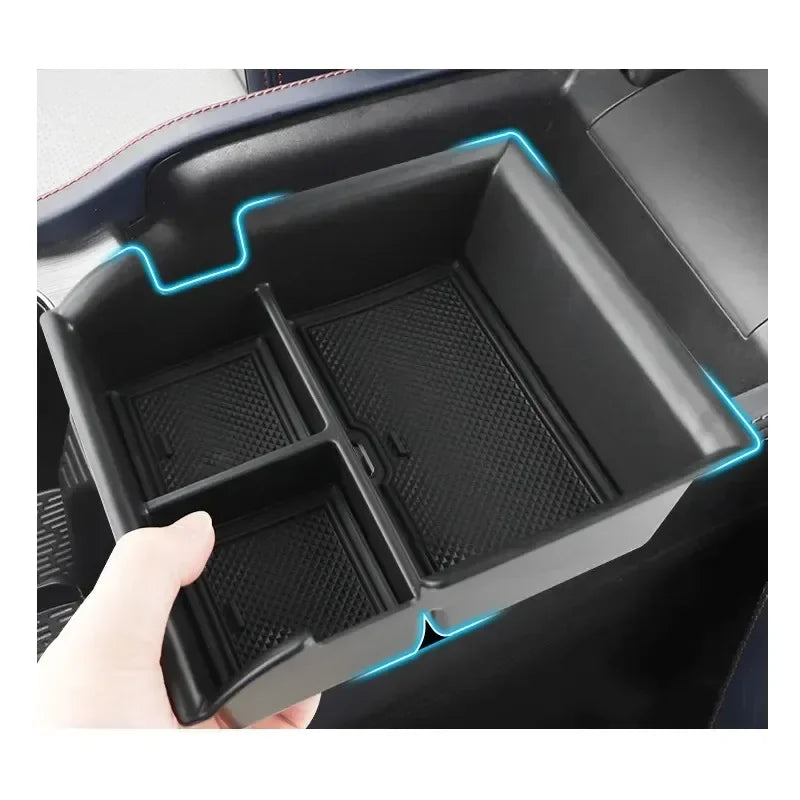 Car Armrest Box Storage Tray for BYD Atto3 Atto 3 2022 2023 2024 Center Console Organizer Contai - Automotive LED Light