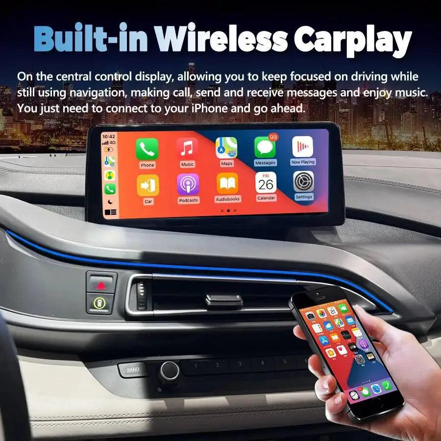 10.25inch For BMW I8 2013-2025 NBT EVO Car Radio Android14 Screen Video Player Wireless Ca | AUTOKITSHOP