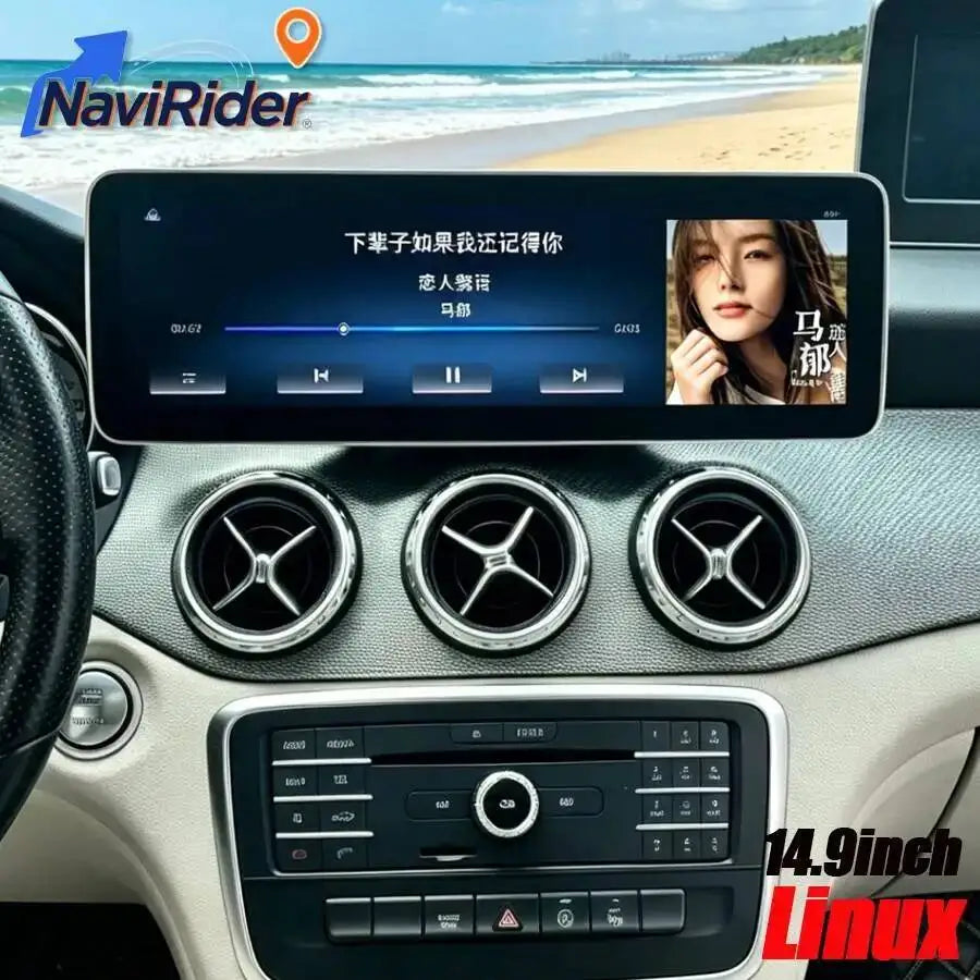 14.9inch Linux Screen For Mercedes Benz A Class CLA GLA W176 C117 X156 W463 W246 2016-2018