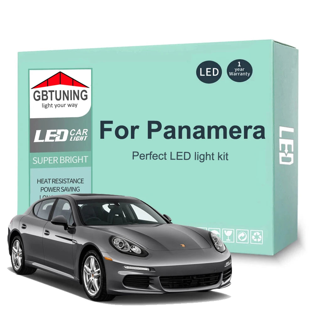 16-Piece LED Interior Light Kit for Panamera 970 - Canbus Error-Free Bulbs | AUTOKITSHOP