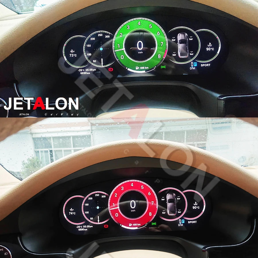 Car LCD Virtual Cockpit With Carplay For Porsche Panamera 2010-2016 Digital Cluster Panel