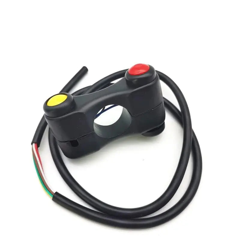 12v Aluminum Motorcycle 7/8" 22mm Handlebar Switches Headlight Brake Fog Lights Horn on of