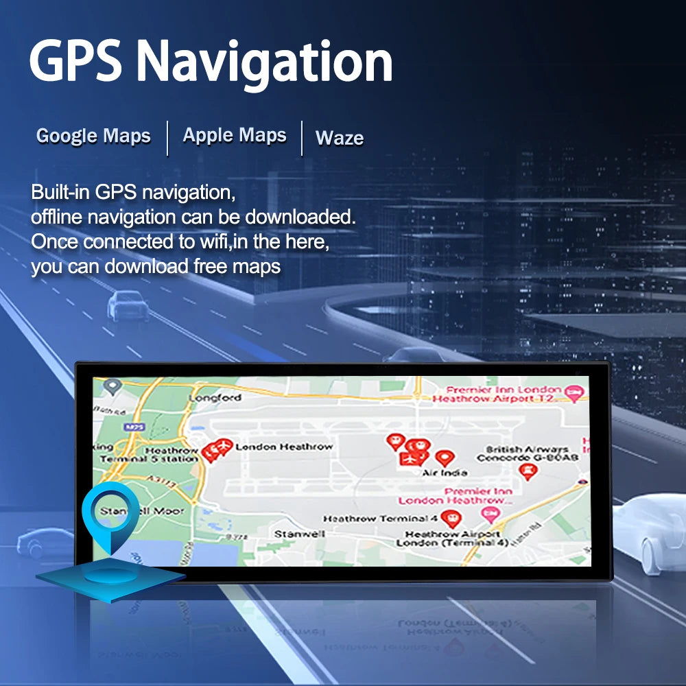 Android 14 QLED Car Intelligent Touch Display Right Hand Drive for BMW 3 Series E90 E91 E9