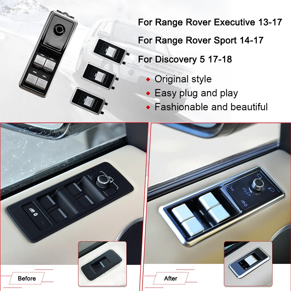 Auto Stereo Aftermarket Window Buttons Seat Memory For Land Rover Range Rover Vogue L405 S