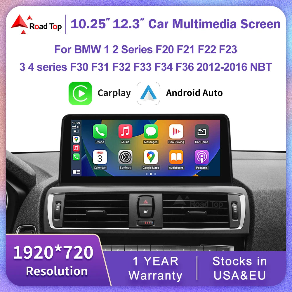 1920*720 Multimedia Touch Screen For BMW 1/2/3/4 Series F20/F21/F22/F30/F31/F33/F34/F36 An | AUTOKITSHOP