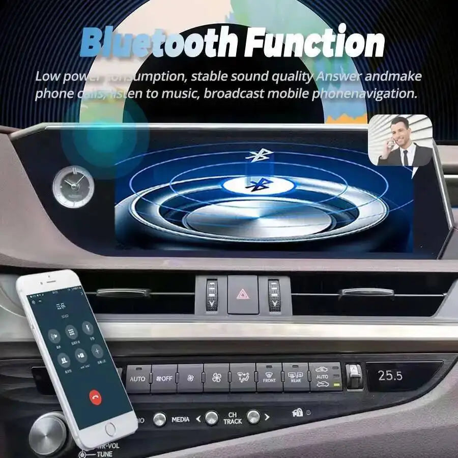 12.3inch Android15 Radio For Lexus ES ES350H ES250 ES350 ES300H 2018-2022 Carplay Car Radi | AUTOKITSHOP