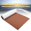 Self-Adhesive EVA Foam Boat Marine Flooring Faux Teak Decking Sheet Striped Yacht Marine Mat 90x - Automotive LED Light