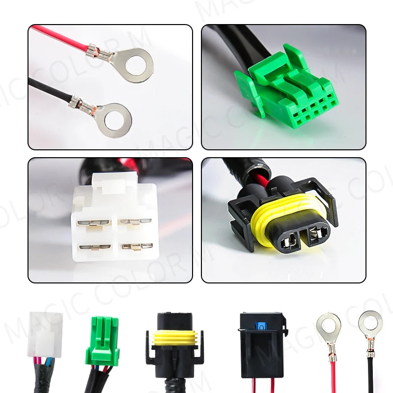 Wires Harness For Car Fog Light Socket Switch Indicator for Toyota Honda Nissan Mitsubishi | AUTOKITSHOP