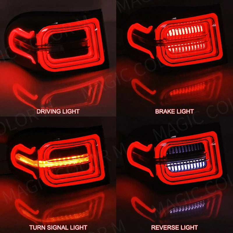 For Toyota FJ Cruiser 2007 2008 2009 2010 - 2018 2019 2020 LED Car Tail Lamps Reverse Brak | AUTOKITSHOP