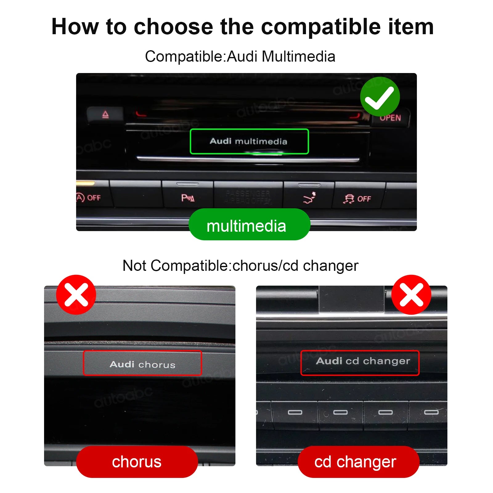 Wireless CarPlay Android Auto Interface Adapter For Audi A4 B8 A5 Q5 2009-2016 Bluetooth G | AUTOKITSHOP